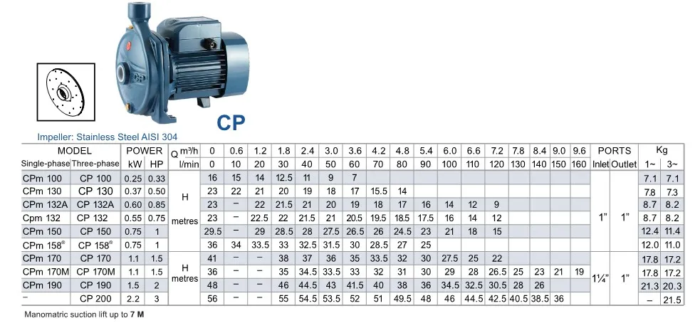 Pompa Air Industri Pompa Pedrollo CP 2 ~dl/2026/4/20/sheet_cp_type_1