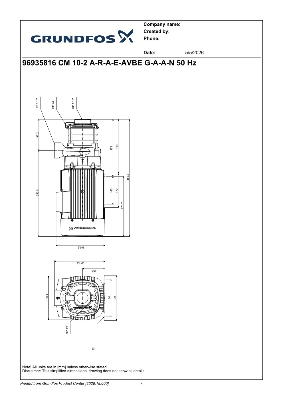 Pompa Air Industri Grundfos CM 10-2 8 ~dl/2026/5/5/96935816_cm_102_araeavbe_gaan_7