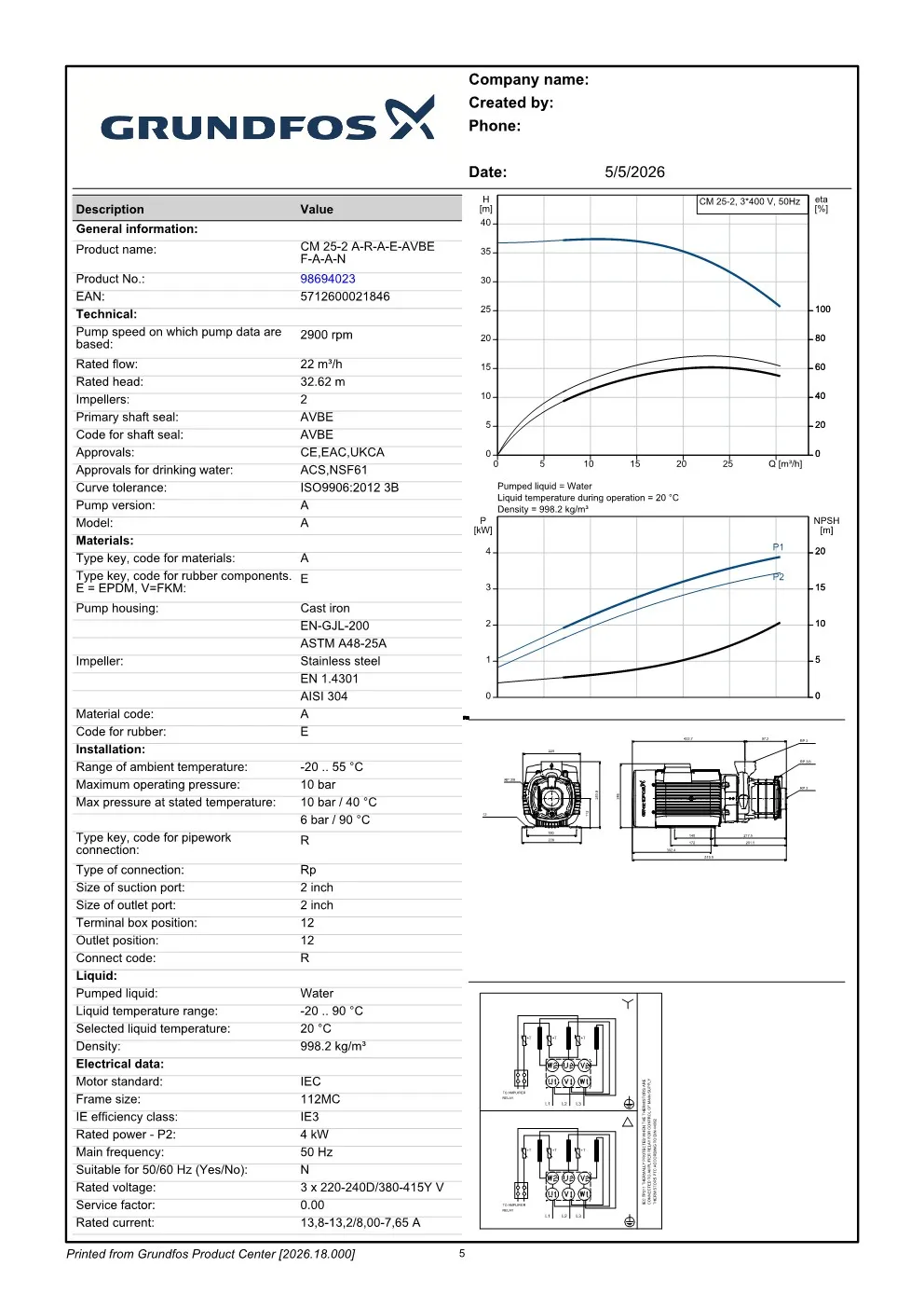 Pompa Air Industri Grundfos CM 25-2 6 ~dl/2026/5/5/98694023_cm_252_araeavbe_faan_5