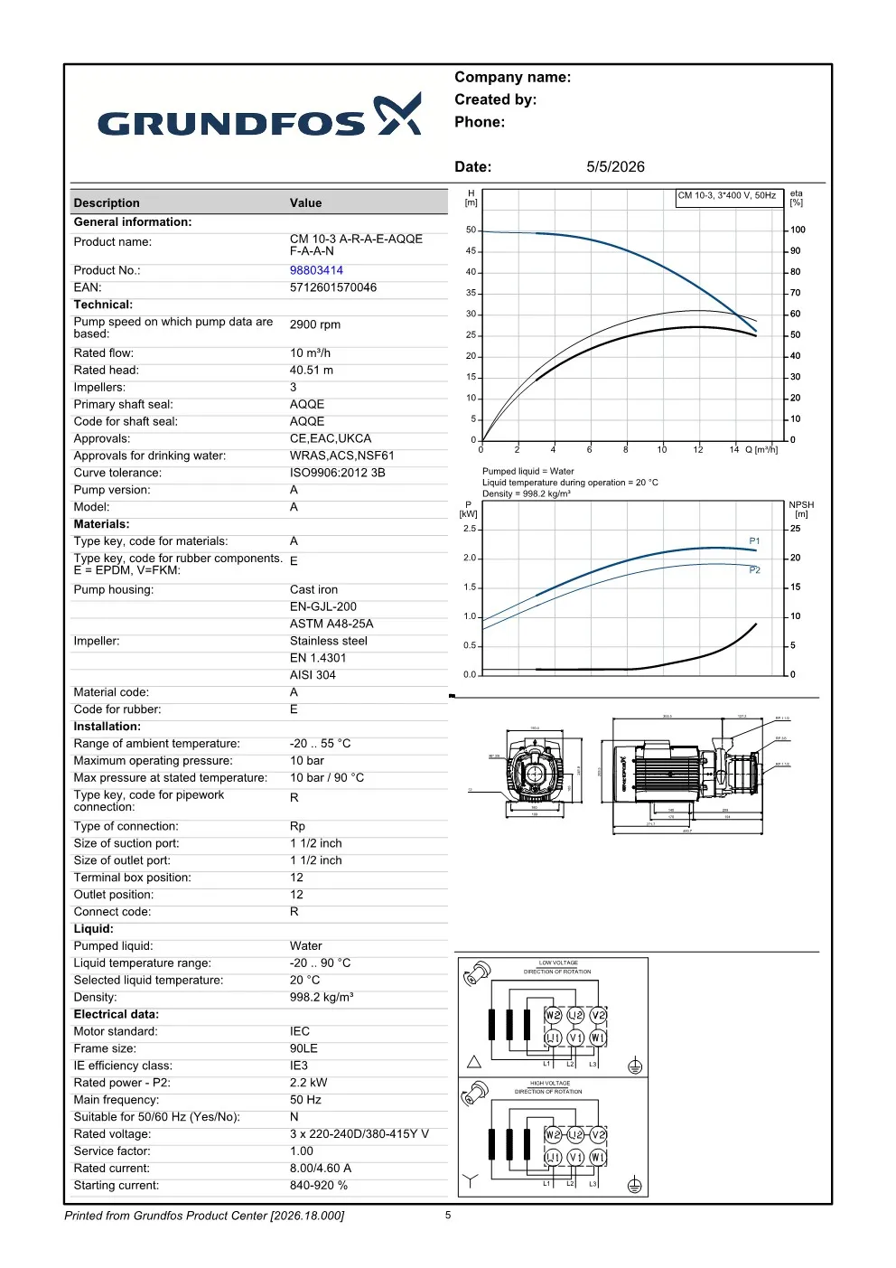 Pompa Air Industri grundfos CM 10-3 6 ~dl/2026/5/5/98803414_cm_103_araeaqqe_faan_5